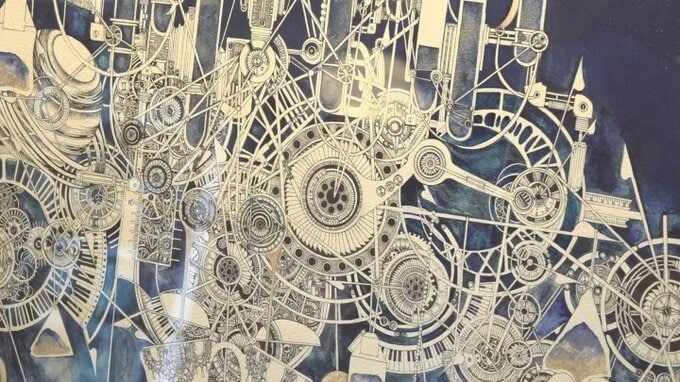 ワイナリーで個展　ワインのラベルを描いた画家・服部幸さんの作品が並ぶ　山梨・ワイナリー丸藤葡萄酒工業　|　山梨のニュース | ＵＴＹテレビ山梨