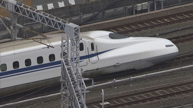 東海道新幹線の停電トラブル　車両に設置された送電ケーブルの損傷が原因か|TBS NEWS DIG