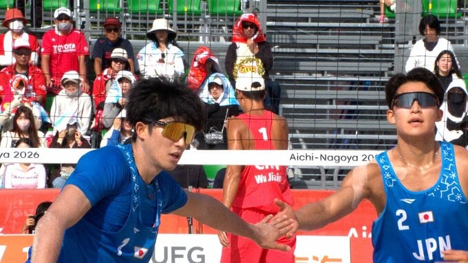 ビーチバレー男子、“二刀流”水町泰杜・黒澤孝太ペアが準決勝でインドネシアペアに敗れる、3日の3位決定戦へ【アジア大会】|TBS NEWS DIG