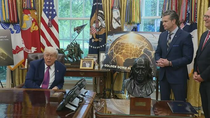トランプ大統領　次世代ミサイル防衛システム「ゴールデン・ドーム」3年以内の運用開始を表明|TBS NEWS DIG