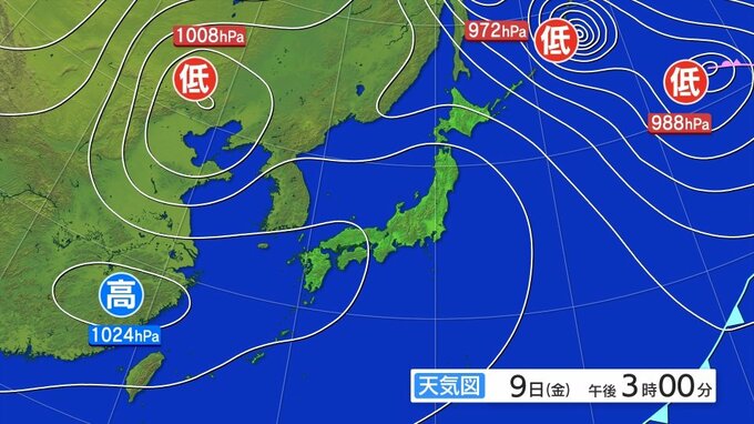 11日から12日頃にかけて、内陸を中心に大雪による交通障害や屋根からの落雪に注意を　大雪に関する岩手県気象情報|TBS NEWS DIG
