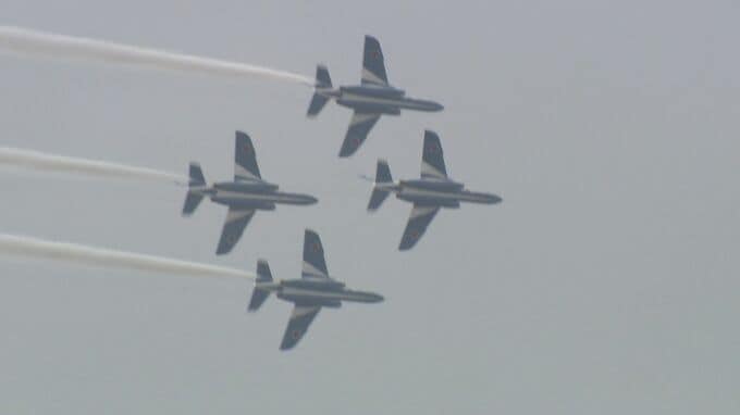 ブルーインパルスとブラックイーグルスが初の部隊間交流　今月28日に那覇基地で