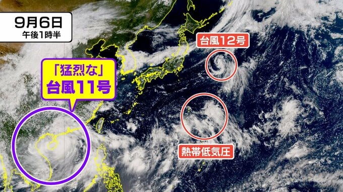 来週にかけ本州付近は秋雨前線が停滞しやすい見込み【衛星画像】日本の南の海上は台風のたまご…沖縄、奄美で影響を受ける恐れ　|　富山のニュース｜天気・防災｜チューリップテレビ