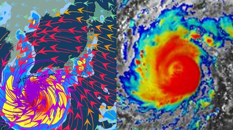 台風情報+】真っ赤に渦巻く台風13号 30日（木）に「猛烈な勢力」に発達