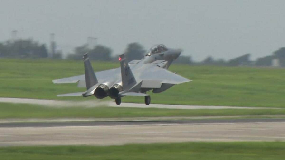嘉手納基地に後継機F-15EXを配備へ 米空軍長官「来年開始し2028年に