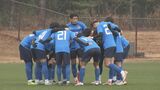 トリニータ初の練習試合、若手選手がアピール 片野坂監督「シームレスで途切れない、奪ったらゴール目指す」 | 大分のニュース|OBS NEWS|大分放送