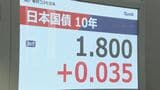 長期金利　一時1.8%まで上昇　約17年半ぶり高水準|TBS NEWS DIG