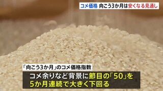 「向こう3か月」のコメ価格“安くなる見通し” 5か月連続　ただし実際にいつ値下がるかは不透明　民間在庫の水準高まる| TBS CROSS DIG with Bloomberg