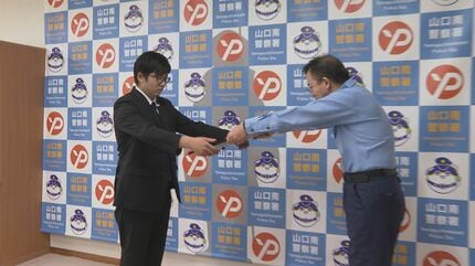 自転車盗遭遇シーンを表現 鍵かけ呼びかけるポスター 専門学生が制作