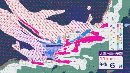 大雪情報】北陸の大雪のピークは11日(日)夜にかけての見込み 「JPCZ」