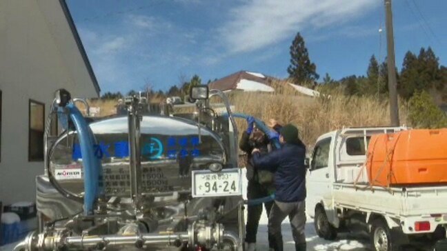 寒波の影響で凍結していた水道管復旧 大野ヶ原の断水ようやく解消 愛媛県・西予市|TBS NEWS DIG