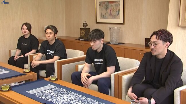 岩手ビッグブルズB2昇格を報告IBC訪問 関屋心選手と、井手優希選手らが来季のさらなる飛躍を誓う 盛岡市|TBS NEWS DIG
