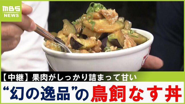 生産農家は４軒！？"幻のなす"とも呼ばれる『鳥飼なす』を使った絶品丼　大阪・摂津市鳥飼地区【川地洋平の最旬！丼マン】|TBS NEWS DIG