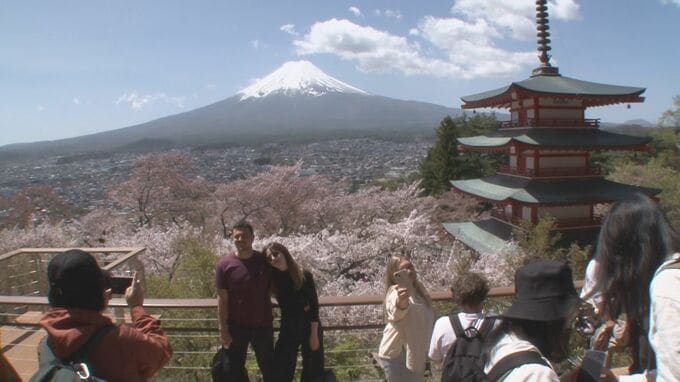 【速報】訪日外国人旅行者数が過去最速で1000万人突破　桜シーズンなど訪日需要増加が要因か　政府観光局|TBS NEWS DIG