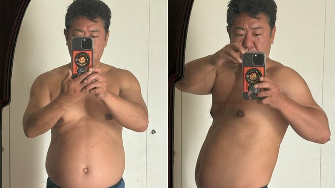 【 錦鯉・渡辺隆 】 「痩せなきゃヤバイ」　医師の忠告で本格ダイエット開始　体重「84.85kg」からの奮闘記録を公開中|TBS NEWS DIG