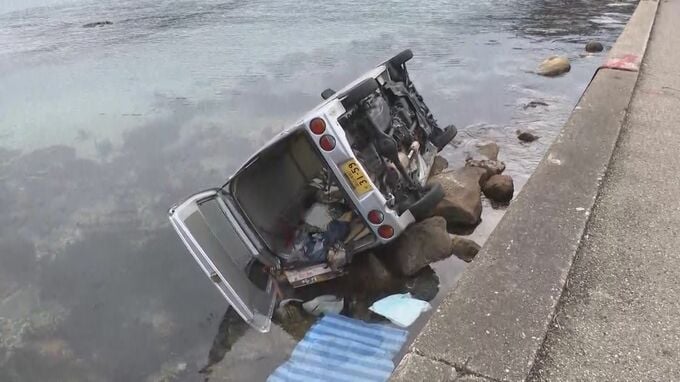 「車が海岸に転落している」ガス基地の警備員が通報 運転席にいた70代男性が死亡　|　石川県のニュース｜MRO北陸放送
