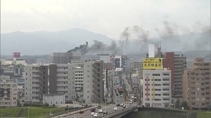 宮崎市のマンション屋上で火災「屋上から煙が上がっていた」住人避難で一時騒然|TBS NEWS DIG