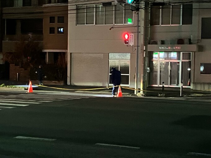 「高齢女性が路上で倒れ頭部から出血」歩道と横断歩道の境目付近で頭から出血の高齢女性発見　女性は意識なし　北九州市　|　福岡のニュース｜RKB NEWS｜RKB毎日放送