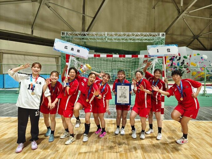 イズミメイプルレッズ「10月開幕のリーグHに繋がる」国スポ・ハンドボール成年女子で広島県チームが２３年ぶり優勝|TBS NEWS DIG