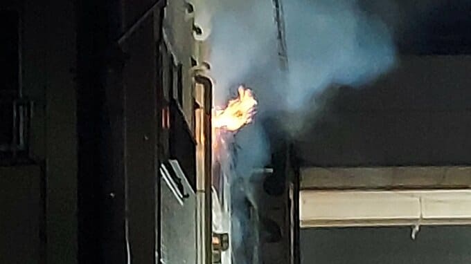 山口市中心商店街の倉庫とみられる建物で火災　詳細は不明　|　山口のニュース・天気・防災｜tys NEWS｜ｔｙｓテレビ山口