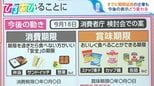 「賞味期限」今より延びる!?消費者庁が見直しへ 『気にしない』人は10%【ひるおび】|TBS NEWS DIG