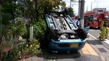 「ドスーンとかなりの音だった」乗用車と軽乗用車の事故で軽乗用車横転 3人けが=静岡・駿河区 | 静岡のニュース | SBSNEWS | 静岡放送