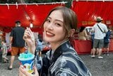 【 内田理央 】 「プライベートでは人生初浴衣!」 モダン浴衣で夏祭りを満喫|TBS NEWS DIG