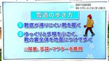 『雪道、凍った道の歩き方』コツは歩幅を小さく…“すり足”はダメ【大雪対策】 | 高知のニュース・天気|KUTV NEWS | KUTVテレビ高知