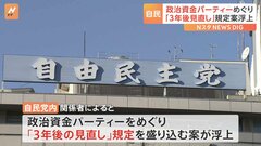 政治資金パーティーめぐり　自民党内で「3年後見直し」規定案浮上| TBS CROSS DIG with Bloomberg