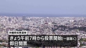 沖縄県知事選挙 きょう投開票 経済振興や普天間基地の移設問題が争点|TBS NEWS DIG