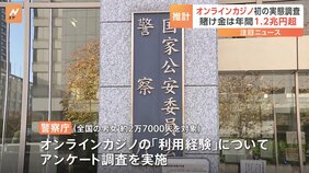 オンラインカジノに関して初の実態調査　利用経験者は推計337万人に|TBS NEWS DIG