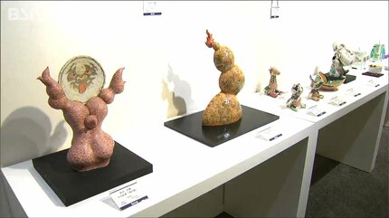 色絵九谷の第一人者／武腰　潤の重厚な “目白の掛花入“ 今はいろんな九谷焼がある」現代の『色絵九谷』第一人者・武腰潤とその