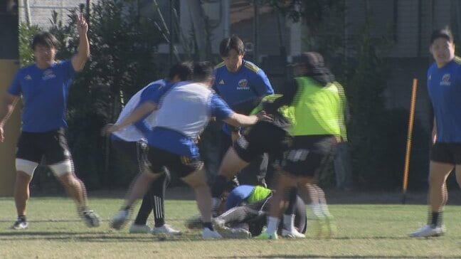 ジャパンラグビーリーグワン 開幕に向け東京サントリーサンゴリアス最終調整 チームの強みは経験豊富な選手層 山梨|TBS NEWS DIG