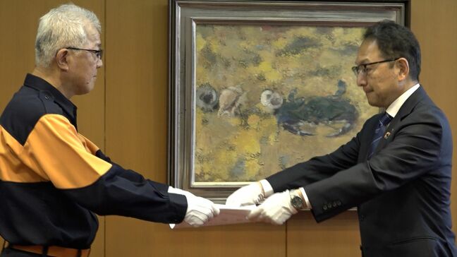 玉野市消防団に市長が特別表彰を授与　大規模山林火災の消火活動に尽力を尽くした【岡山】|TBS NEWS DIG