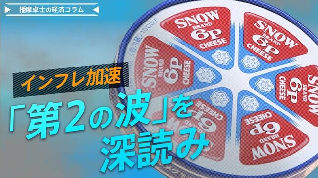 『6Pチーズ』が今年2回目の値上げ、インフレ加速『第2の波』を深読み【播摩卓士の経済コラム】|TBS NEWS DIG