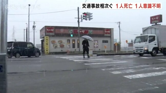 車と歩行者の交通事故相次ぐ 横断中にひかれ1人死亡1人意識不明の重体 富山|TBS NEWS DIG