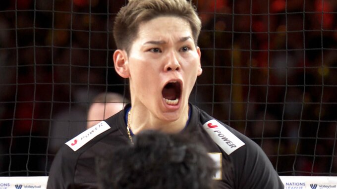 バレー男子日本代表、全勝のスロベニアを撃破！西田有志チーム最多26得点の活躍、通算6勝2敗で福岡R終える【ネーションズリーグ】|TBS NEWS DIG