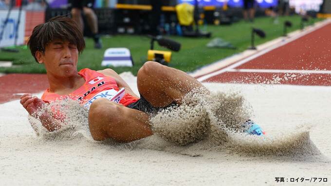 走幅跳・決勝 予選トップの橋岡優輝 7m86で10位 前回を上回れず【世界陸上】|TBS NEWS DIG