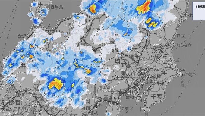 関東北部・甲信で1時間50ミリの激しい雨予想 8日夜遅くにかけ落雷・竜巻・降ひょうにも警戒　|　富山のニュース｜天気・防災｜チューリップテレビ