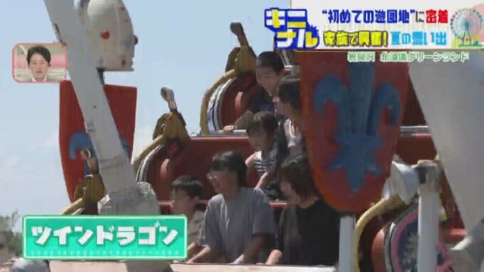 ダイナミックに揺れ動くツインドラゴン