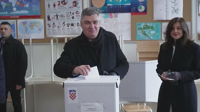 クロアチア大統領選　ウクライナ支援に否定的な現職が勝利宣言|TBS NEWS DIG
