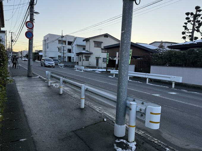 山形市で乗用車がガードレールに衝突　運転手の70代女性の死亡確認　|　山形のニュース│TUYテレビユー山形