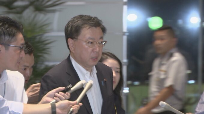 北朝鮮のミサイル発射受け、松野官房長官が総理官邸に入る|TBS NEWS DIG