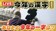 【LIVE】2024年「今年の漢字」は？発表の様子を生配信　１年の世相を表す１字は？去年は「税」２０２２年は「戦」２０２１年は「金」１２日午後２時過ぎ～|TBS NEWS DIG