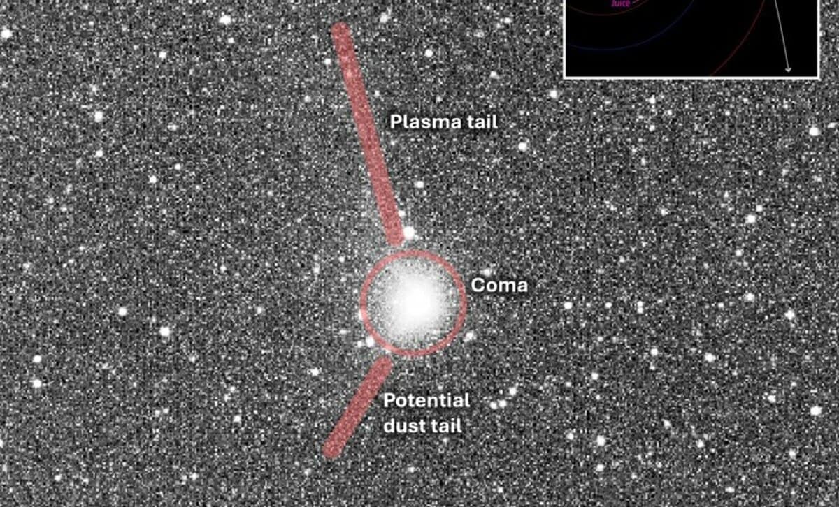 謎の恒星間天体「3I/ATLAS」の新画像 ESAが公開「木星探査機Juice」が