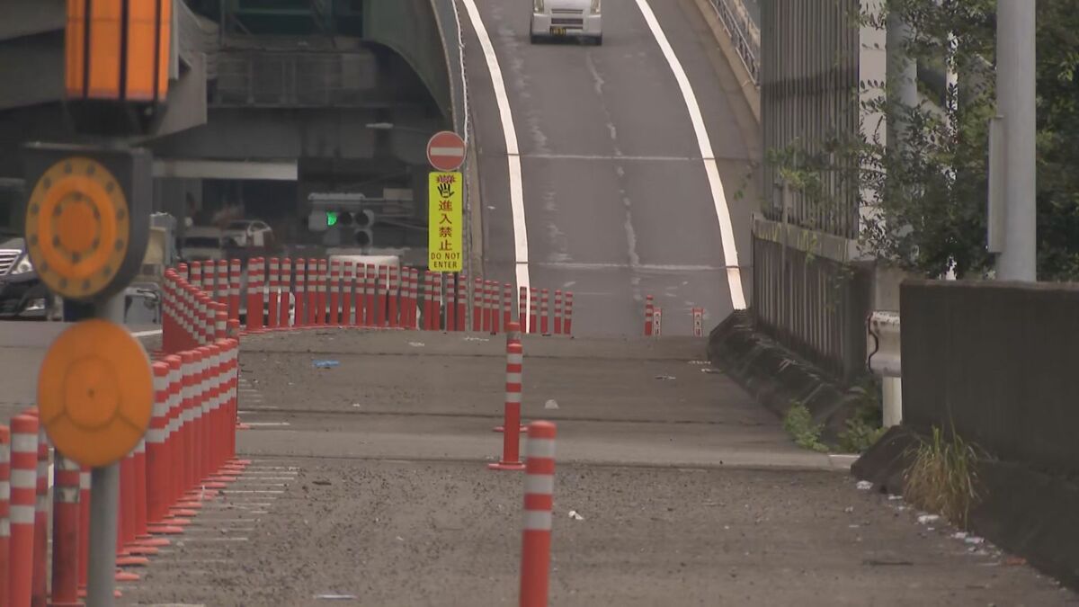 高速道路の出口付近に倒れていたのは45歳男性 病院に搬送されるも死亡 目立った外傷なし 愛知･名二環 平田IC 