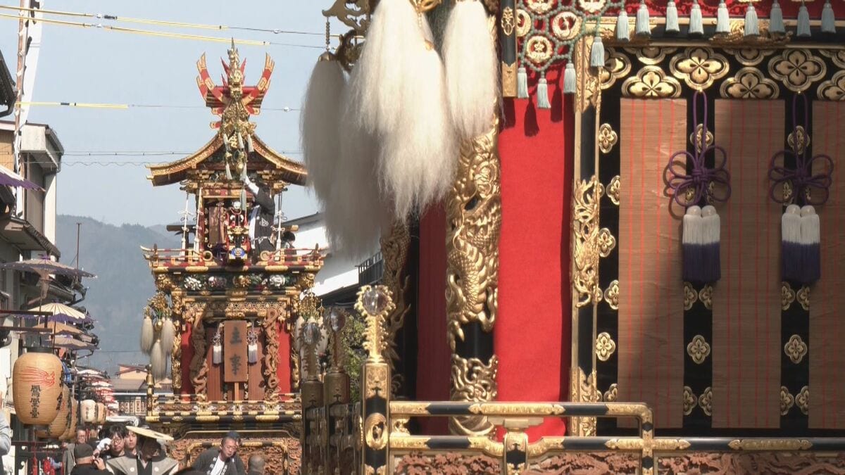 飛騨伝統の「古川祭」 絢爛豪華な屋台が一堂に からくり奉納や子ども歌舞伎も