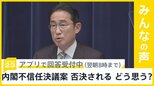 内閣不信任決議案を否決 自民党パーティー券問題…どう思う？【news23】|TBS NEWS DIG