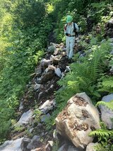 落差日本一 “称名滝” 間近に見られる「八郎坂登山道」通行止め　大雨で崩壊進む　富山・立山町|TBS NEWS DIG