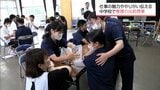 看護の仕事に興味を　宮崎県看護協会が延岡市の中学校で出前授業　|　MRTニュース ｜ ＭＲＴ宮崎放送